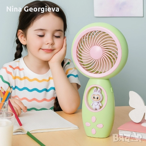 Ръчен USB мини вентилатор , снимка 6 - Друга електроника - 52499622