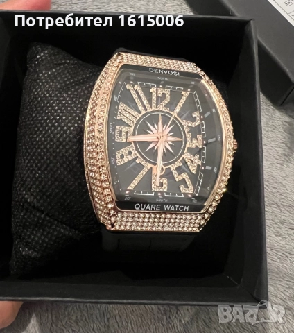 Унисекс Часовник с кристали RichhM, снимка 8 - Дамски - 52527692