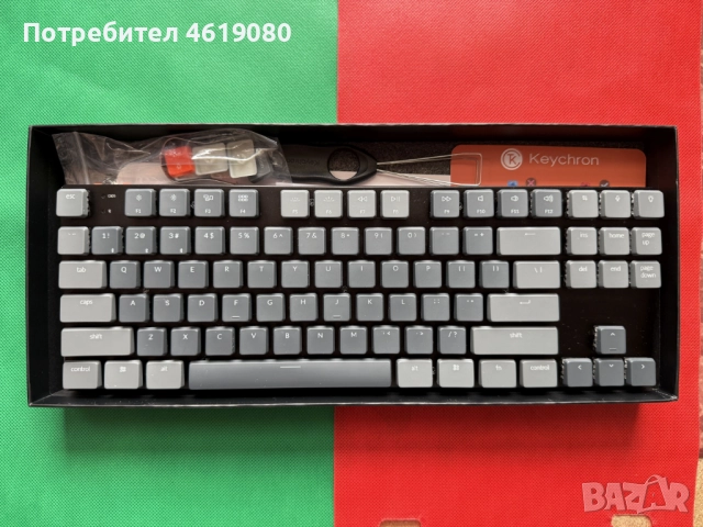 Keychron K1 SE TKL – Нископрофилна Механична Клавиатура, снимка 5 - Клавиатури и мишки - 52653563