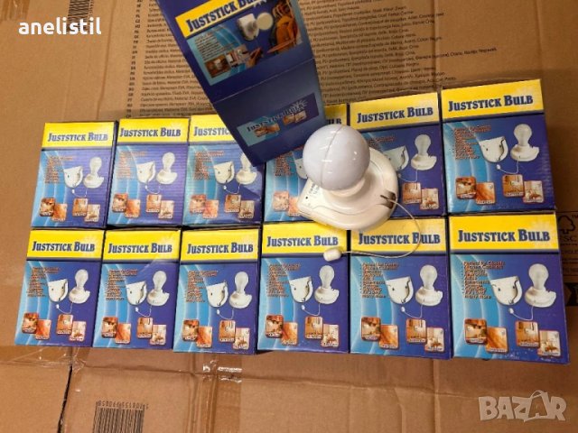 Нови безжични лампи "JUSTSTICK Bulb" - 13 броя!, снимка 3 - Други стоки за дома - 51341013