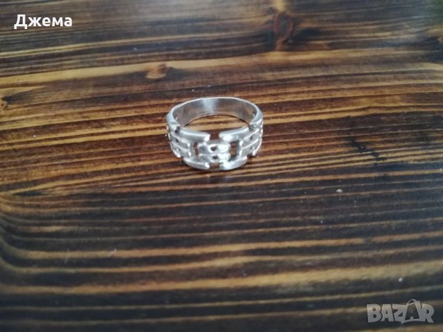 Сребърен пръстен , снимка 3 - Пръстени - 36550557