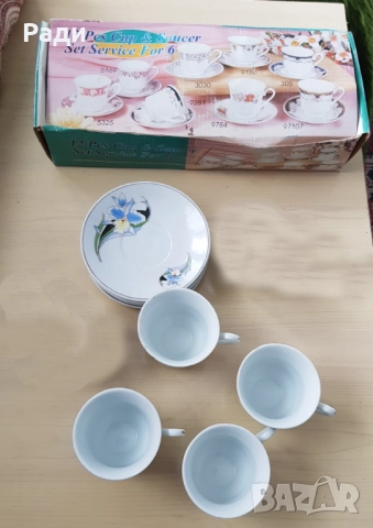 Сервизи керамични за кафе чай в битов стил български и виетнамски, снимка 9 - Сервизи - 33885154