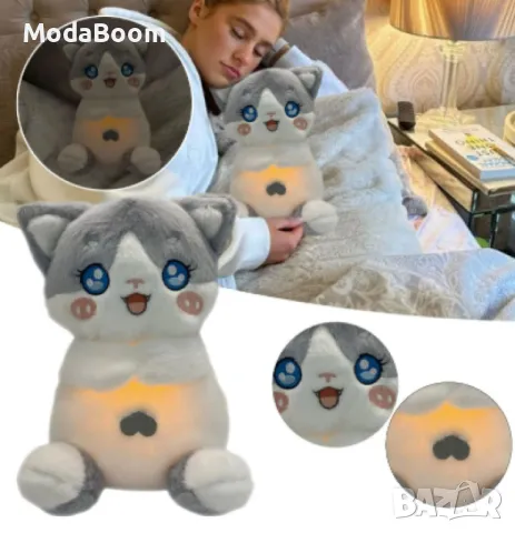 Успокояваща плюшена играчка, със светлина и звук, снимка 4 - Плюшени играчки - 48931908