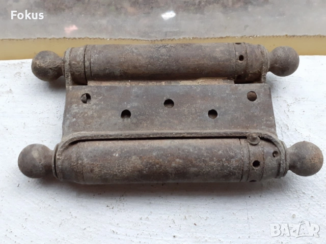 Стари ковани панти за порта, снимка 6 - Антикварни и старинни предмети - 53498310