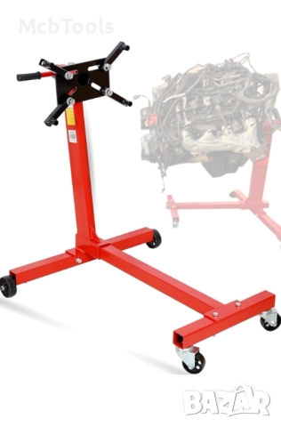 Стойка за двигател с товаримост 450 кг StahlMayer, снимка 2 - Други инструменти - 52396990