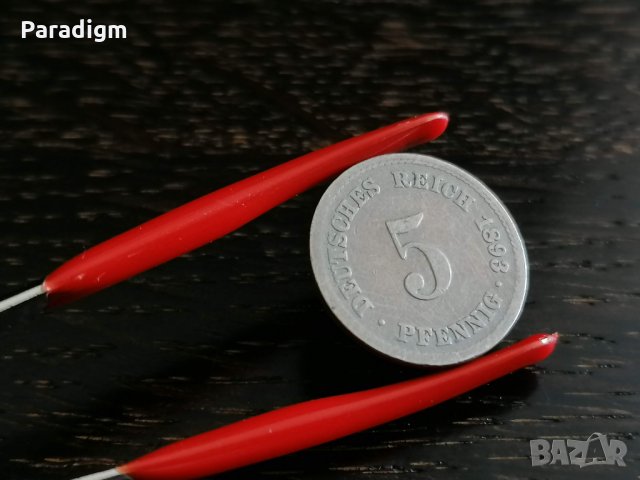 Райх монета - Германия - 5 пфенига | 1893г.; серия A