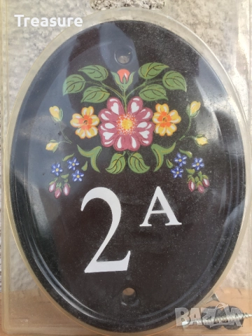 Керамична табела с номер “2А” за къща, апартамент, жилище, снимка 7 - Декорация за дома - 37827085