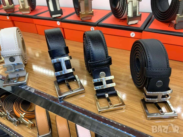 колани от естествена кожа в кутия ysl saint laurent calvin klein guess gucci hermes diesel, снимка 9 - Колани - 50764632