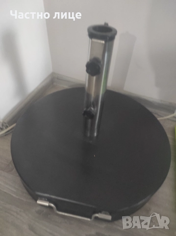 Голям чадър Ф250 с манивела и мраморна стойка 40 кг, снимка 8 - Градински мебели, декорация  - 51779380