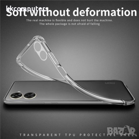 Huawei nova 11 SE / nova 12 SE 4G MOFI Силиконов Калъф TPU и Протектор, снимка 4 - Калъфи, кейсове - 52720474