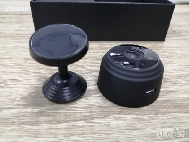 Мини WIFI IP охранителна шпионска камера FULL HD 1080p нощно виждане, снимка 8 - IP камери - 28884769