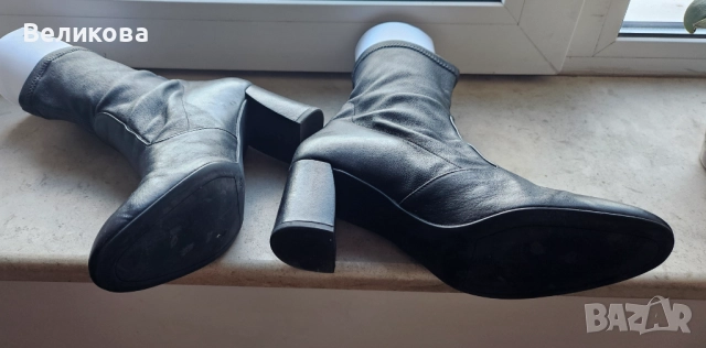Боти HÖGL естествена кожа, снимка 4 - Дамски боти - 52278157