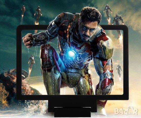 3D увеличителен екран (Лупа) за смартфон, снимка 4 - Селфи стикове, аксесоари - 32818769