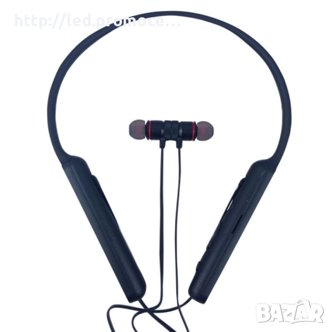 Слушалки EK-0037, Bluetooth - 10 м, Магнитно прикрепяне на главите, снимка 1
