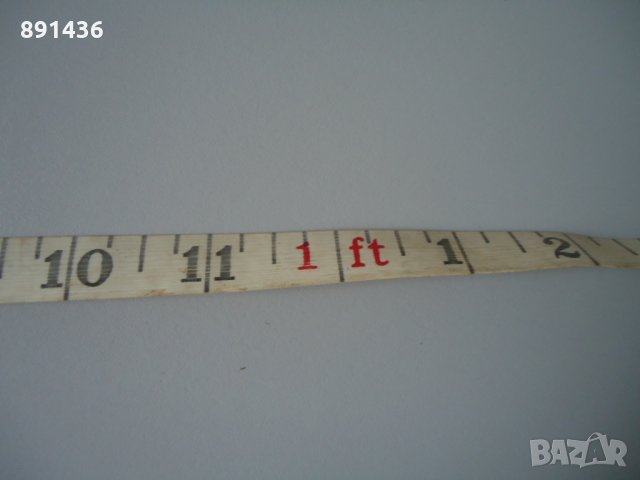 Стара ретро рулетка бакелит и месинг 10 м 33 фута, снимка 6 - Шублери - 28102661