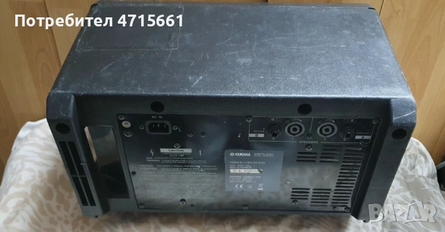 Yamaha EMX512 12 канален миксер със стъпало НЕработещ, снимка 5 - Ресийвъри, усилватели, смесителни пултове - 53180709
