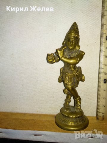 Стара РЯДКА КОЛЕКЦИОНЕРСКА БРОНЗОВА СТАТУЕТКА на ГАНЕША ИНДИЯ МАЙСТОРСКА ТРАДИЦИОННА ИЗРАБОТКА 41401, снимка 9 - Колекции - 43891622
