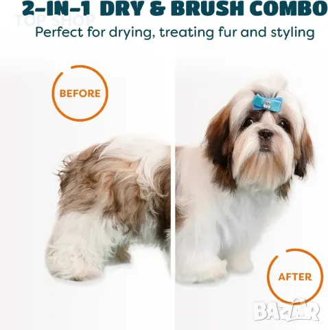 Сешоар- четка за домашни любимци за кучета и котки KUUBIA, снимка 7 - Оборудване за аквариуми - 48780332