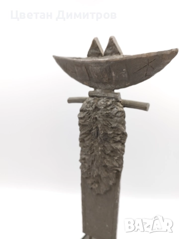 Авторска бронзова статуя на мраморна основа , снимка 3 - Антикварни и старинни предмети - 51953821