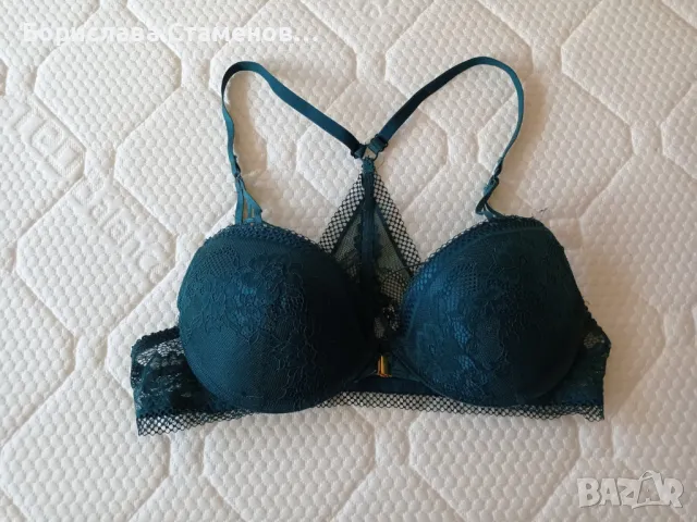Страхотен сутиен с предно закопчаване и дантелен гръб, снимка 1