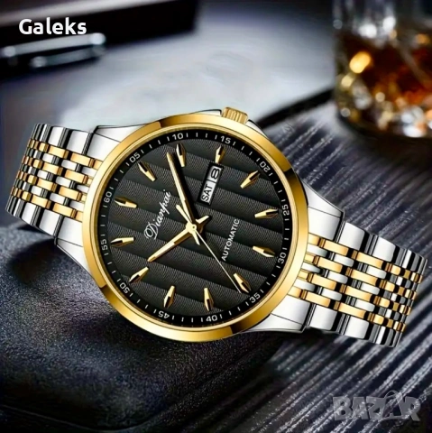 Мъжки Аристократичен бизнес часовник Dianpai* автоматик! , снимка 5 - Мъжки - 53049932