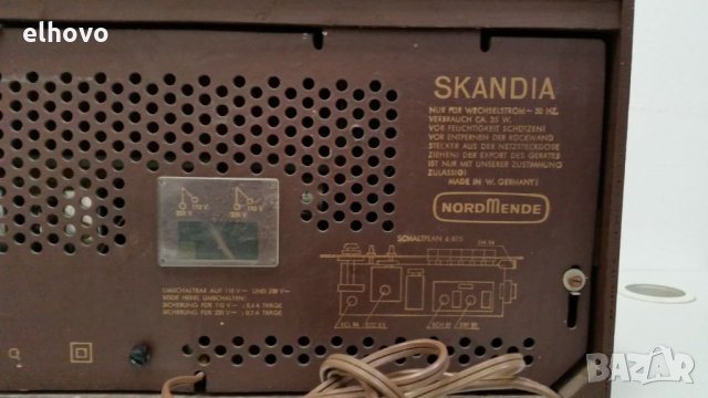 Радио Nordmende Skandia, снимка 4 - Радиокасетофони, транзистори - 27690699