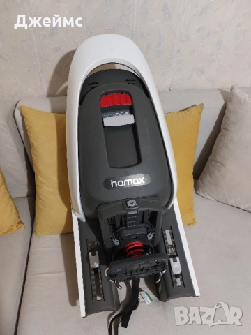 Детска седалка за велосипед, Hamax, Максимално поддържано тегло 22 kg, 280 x 940 x 365 mm, снимка 5 - Столчета за кола и колело - 51829672