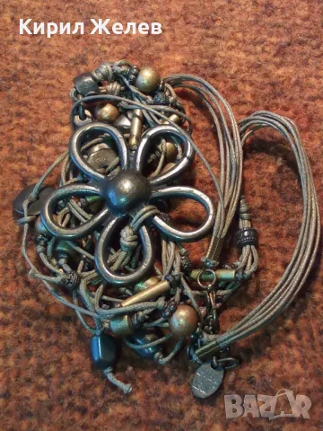 ФЛОРАЛНА ВИНТИДЖ АРТ СТИЛ ОГЪРЛИЦА ХЕНД МЕЙД УКРАШЕНИЕ МАРКОВА 47352, снимка 12 - Колиета, медальони, синджири - 47284528