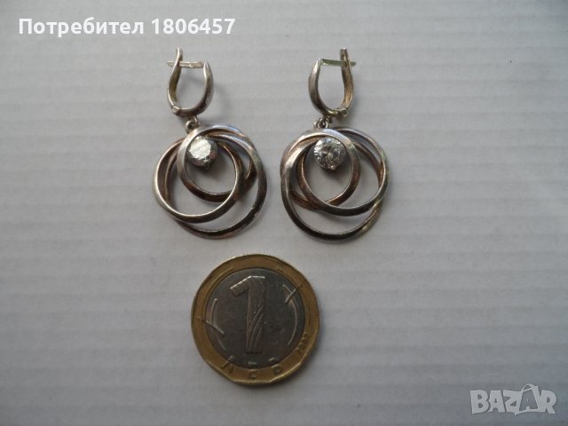 сребърни обеци, снимка 3 - Обеци - 39151013