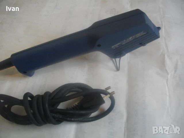 45W 50mm STEINEL STYROFIX 2000 НЕМСКИ ЕЛЕКТРИЧЕСКИ НОЖ ЗА РЯЗАНЕ НА СТИРОПОР ДЕБЕЛИНА 50мм ОТЛИЧЕН, снимка 16 - Други инструменти - 50646898