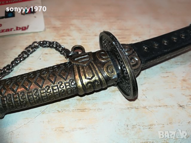 метален самураиски нож с ножница 0504211910, снимка 9 - Колекции - 32436410