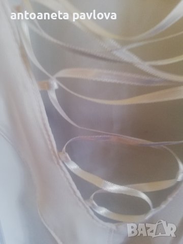 Бяла дълга  асиметрична туника -риза, снимка 8 - Туники - 38062451