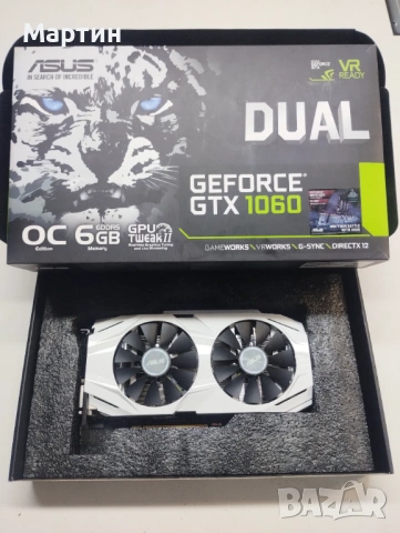 GeForce GTX 1060 6GB ASUS DUAL