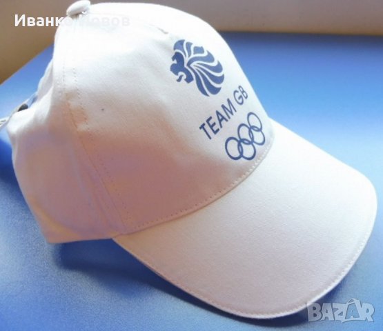 Шапка с козирка, щампа на стилизирана глава на лъв, олимпийски кръгове и надпис TEAM GB, регулируема, снимка 6 - Шапки - 37376713