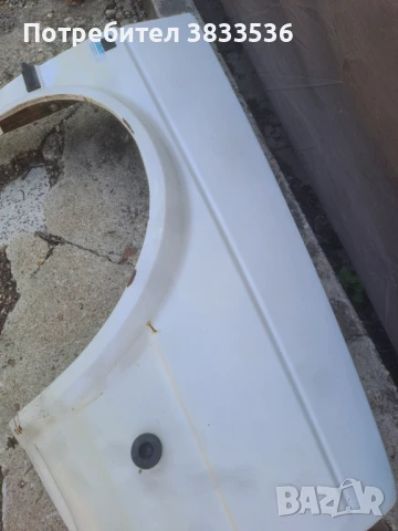 Оригинален бял цвят пр. десен калник за Vw Golf Mk2, снимка 9 - Части - 50806437