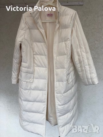 Италия. Леко топло модерно палто,гъши пух, снимка 2 - Палта, манта - 27691097