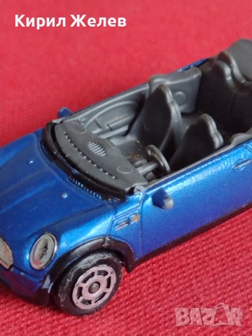 Метална количка MINI COOPER CABRIOLET много красива за КОЛЕКЦИЯ 37672, снимка 6 - Колекции - 40678427
