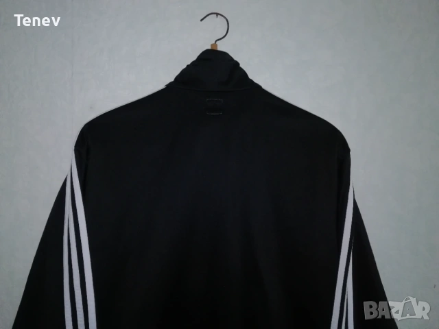 Adidas Originals Firebird Trefoil Black оригинално черно мъжко горнище Адидас ретро vintage , снимка 3 - Спортни дрехи, екипи - 53062726