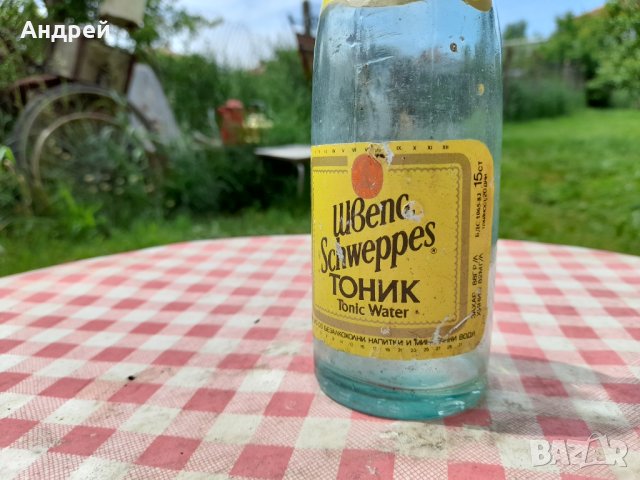 Стара бутилка SCHWEPPES,ШВЕПС ТОНИК #2, снимка 4 - Антикварни и старинни предмети - 33029808