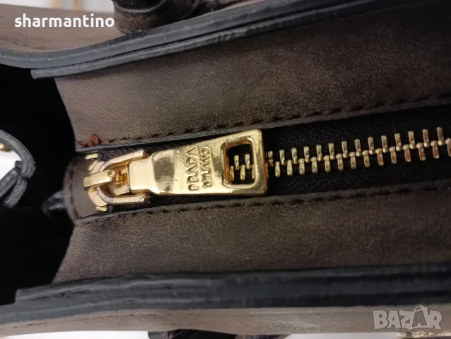 PRADA MILANO 1913 ОРИГИНАЛ кожена чанта - 665 лв, снимка 13 - Чанти - 50239617