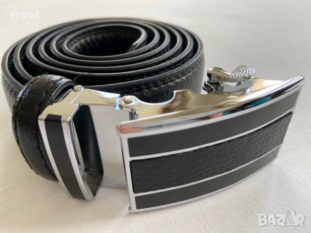 Колани от естествена кожа с оксидирана автоматична тока, снимка 12 - Колани - 28860696