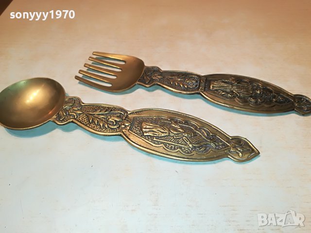 МЕД/МЕСИНГ-ЛЪЖИЦА И ВИЛИЦА ЗА КОЛЕКЦИЯ 0407221916