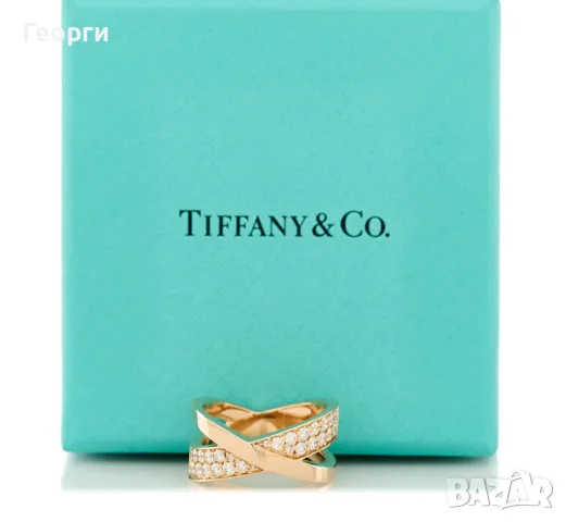 Tiffany & Co пръстен с лабораторни диаманти, снимка 2 - Пръстени - 50265041
