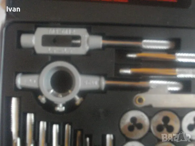 НОВ ПЪЛЕН КОМПЛЕКТ РЕЗБОНАРЕЗНИ МЕТЧИЦИ И ПЛАШКИ М3-М12 В МЕТАЛНА КУТИЯ PARKSIDE ЗА РЕЗБИ, снимка 12 - Други инструменти - 49775266