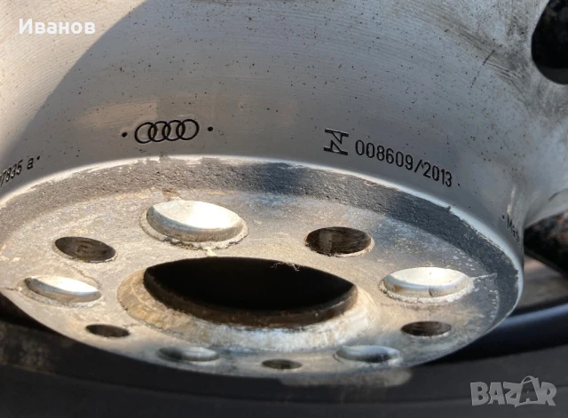Оригинални 17’ джанти на AUDI и зимни гуми Continental TS 870p, снимка 10 - Гуми и джанти - 51299015