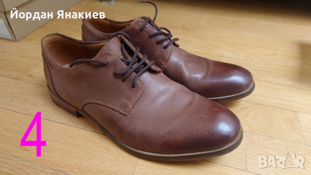 Мъжки обувки Кларкс 47 номер, Clarks 12 UK, снимка 5 - Спортно елегантни обувки - 43563695