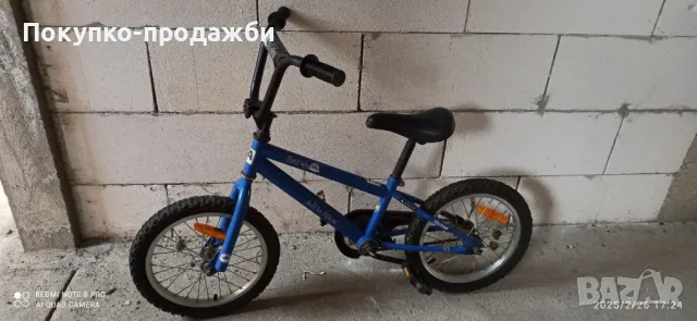 детско колело 16 цола тип бмх от 6 годишни до 9 годишни деца запазено, снимка 3 - Велосипеди - 49293435