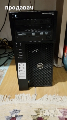 продавам работна станция Dell Precision T1700 с 22инч монитор LENOVO 