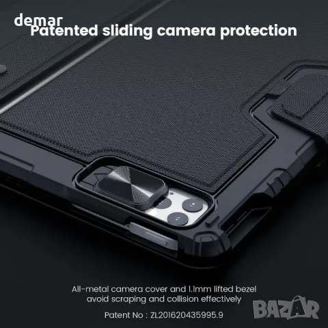 Калъф с клавиатура Nillkin за iPad Air 13 инча M2 2024, iPad Pro 12.9, снимка 9 - Калъфи, кейсове - 48220395