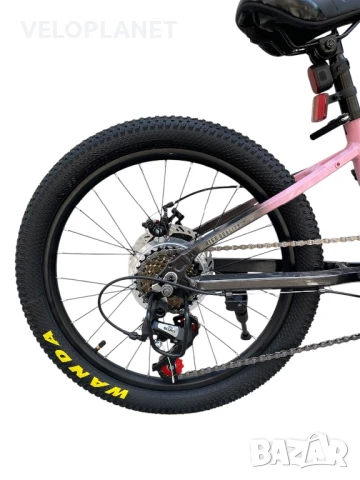 Детски алуминиев велосипед  MEGA SPEED 20 цола, снимка 6 - Велосипеди - 50553730